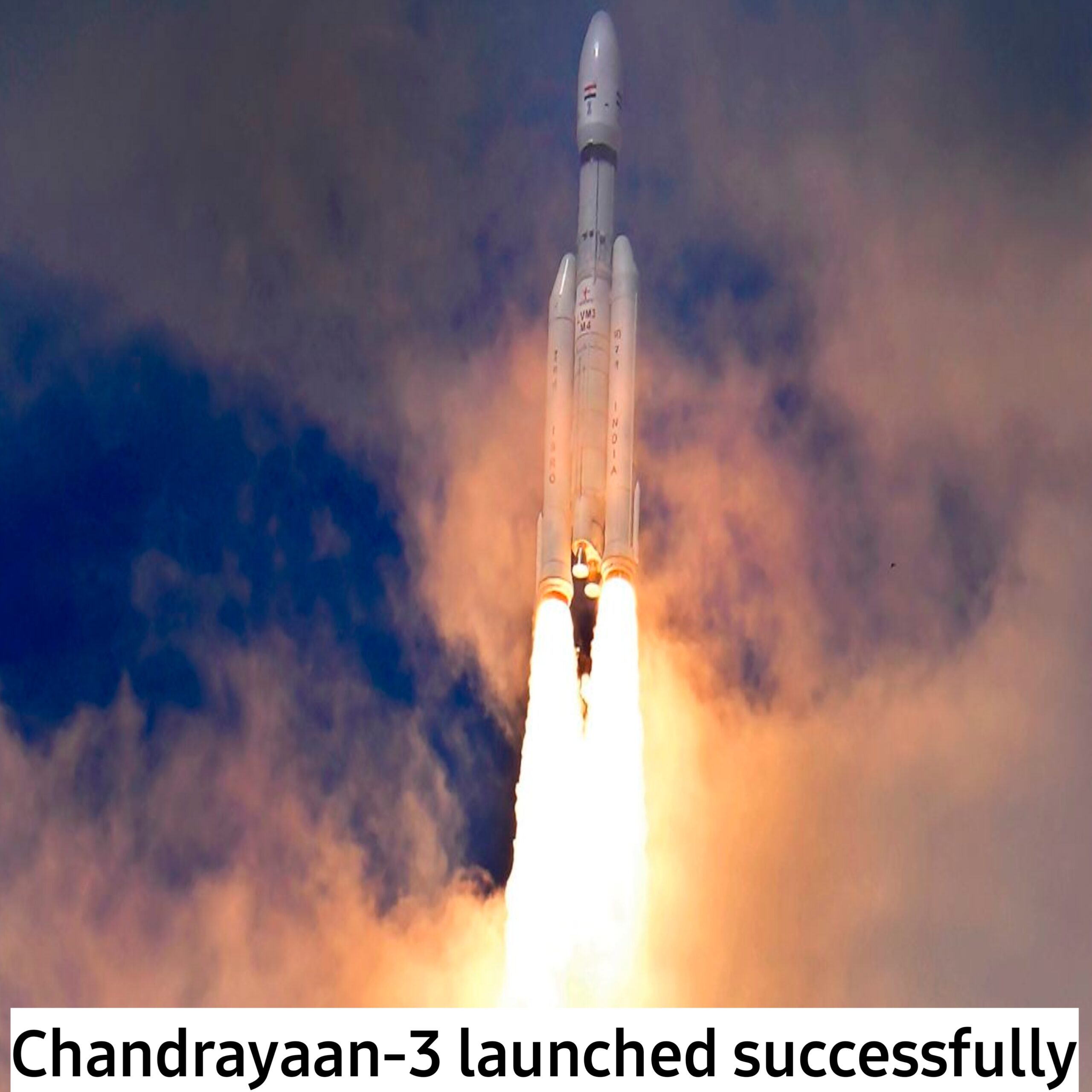 14 जुलाई को चंद्रयान-3 सफलतापूर्वक लॉन्च किया गया। (Chandrayaan-3 was successfully launched on 14 July)