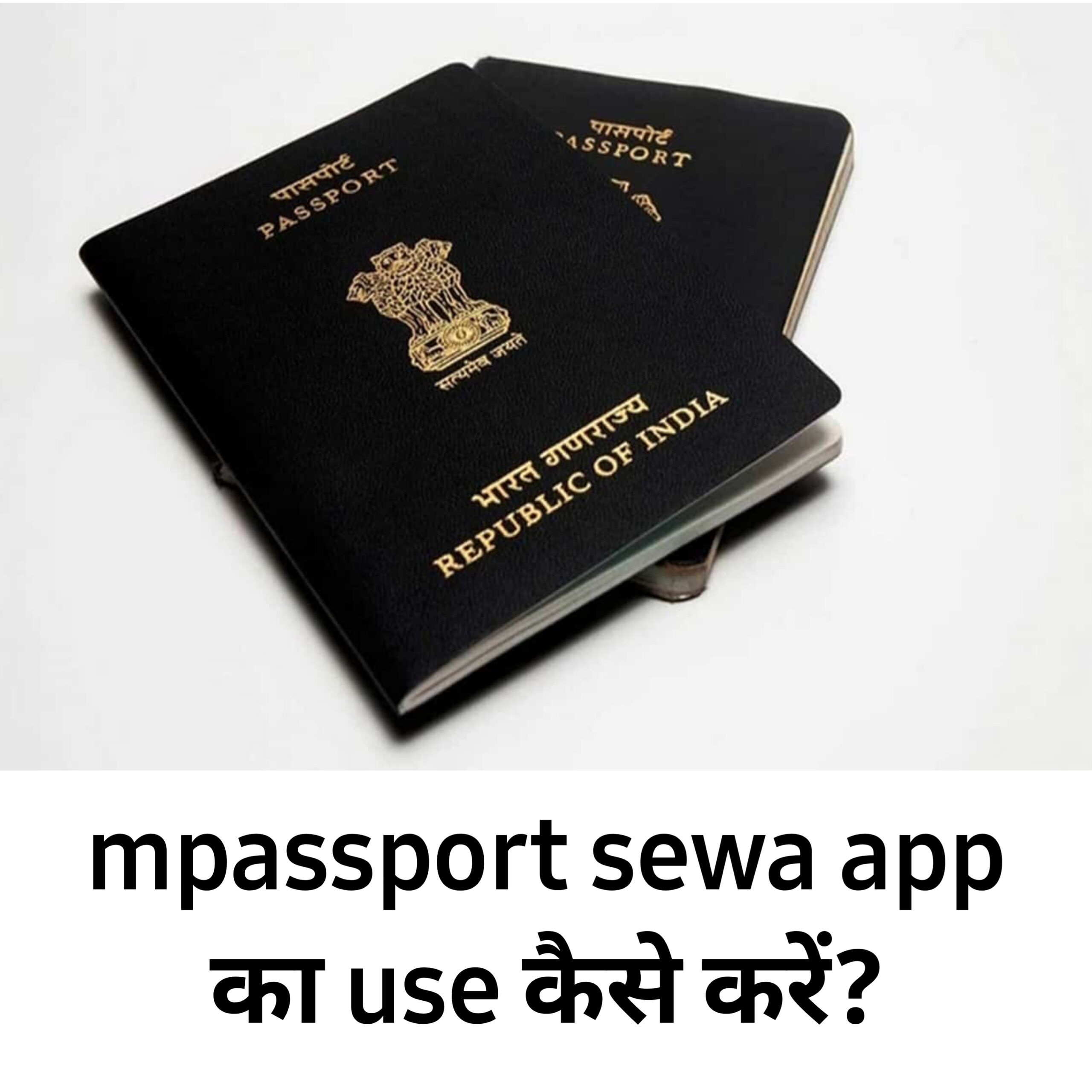 mpassport seva App को use करने के steps